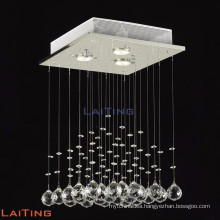 Modern square drop crystal chandelier led light fixture of ceiling 19220